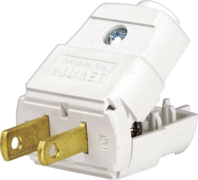 LEVITON LEVITON LIGHT DUTY PLUG WHITE