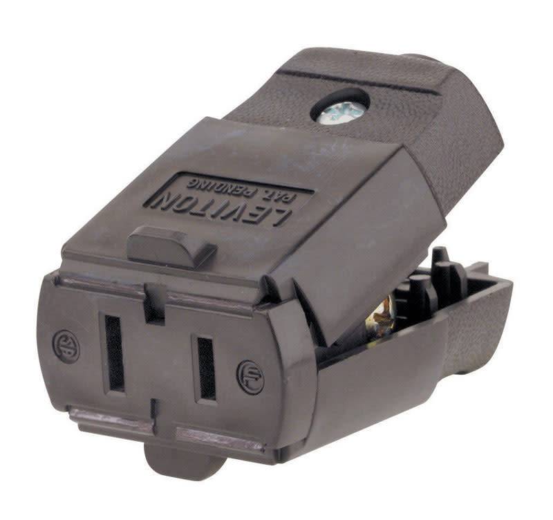 LEVITON LEVITON LIGHT DUTY CONNECTOR BROWN