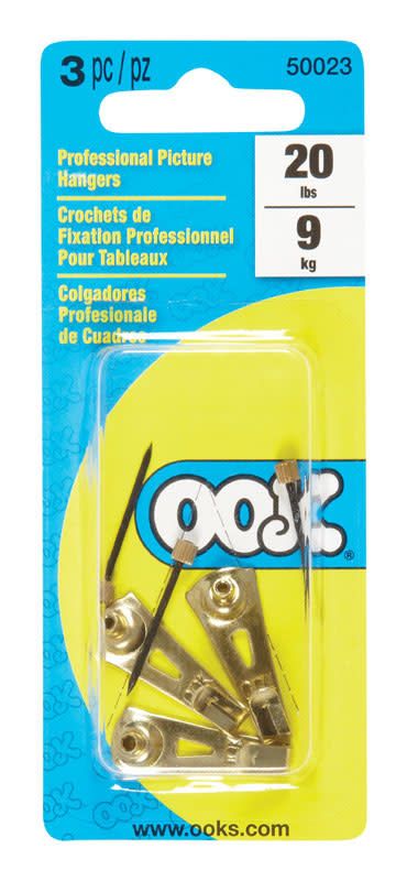 OOK PROFESSIONAL PICTURE HANGERS 20 LB