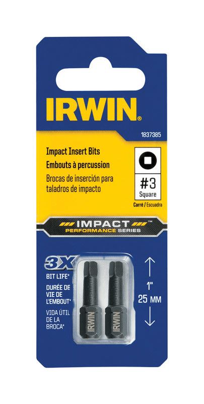 IRWIN IRWIN  INSERT BIT IMPACT #1PH X 1" OAL 2/CARD