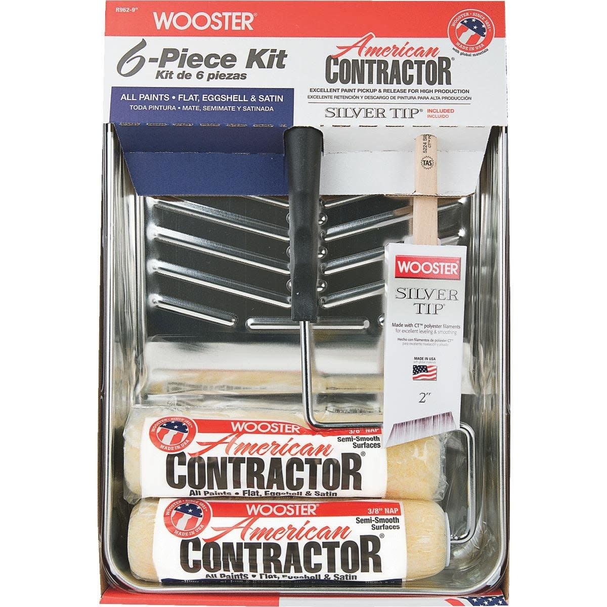 WOOSTER BRUSH COMPANY WOOSTER AMERICAN CONTRACTOR ROLLER KIT