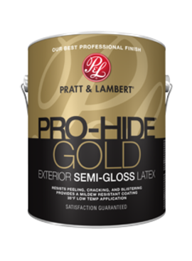 PRATT&LAMBERT PRO-HIDE GOLD EXTERIOR SEMI-GLOSS BASE 1 / WHITE 1 gal