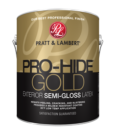 PRATT&LAMBERT PRO-HIDE GOLD EXTERIOR SEMI-GLOSS BASE 1 / WHITE 1 gal
