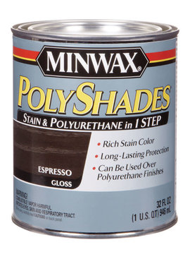 MINWAX Polyshades Gloss Quarts and Half Pints