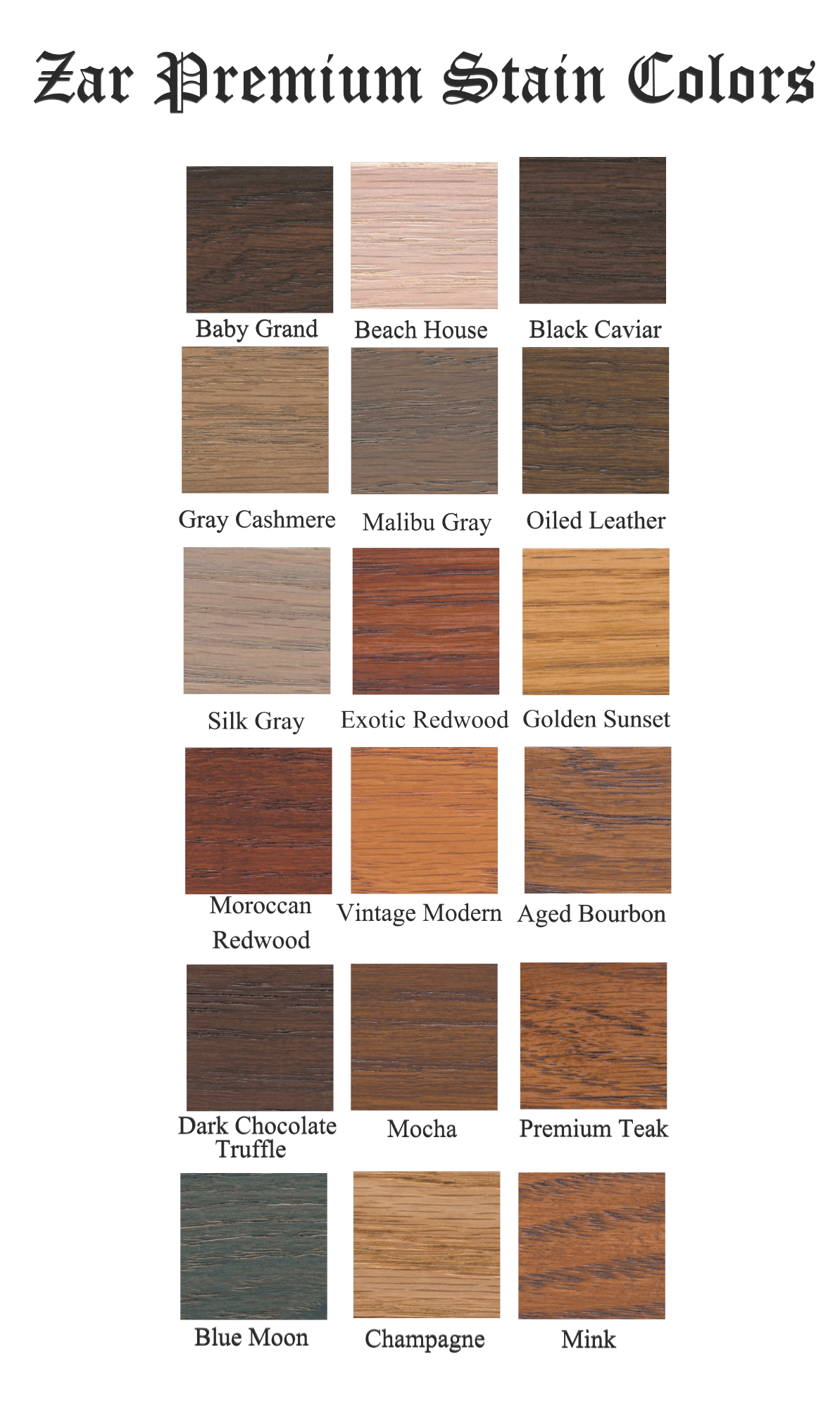 Zar Premium Stains Cappys Paint and Wallpaper