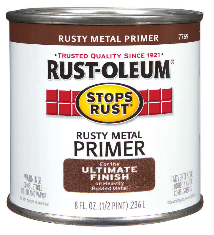 RUST-OLEUM CORPORATION RUSTY METAL PRIMER  HALF PINT