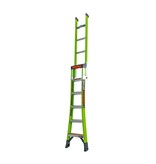 Little Giant King Kombo 8 ft. H x 24.5 in. W Fiberglass Articulating Ladder Type IAA 375 lb. ca