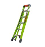 Little Giant King Kombo 8 ft. H x 24.5 in. W Fiberglass Articulating Ladder Type IAA 375 lb. ca