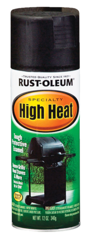 Rust-Oleum 12 OZ HIGH HEAT BAR-B-Q BLACK