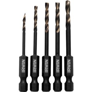 IRWIN 5PC IMPACT TURBOMAX DRILL SET