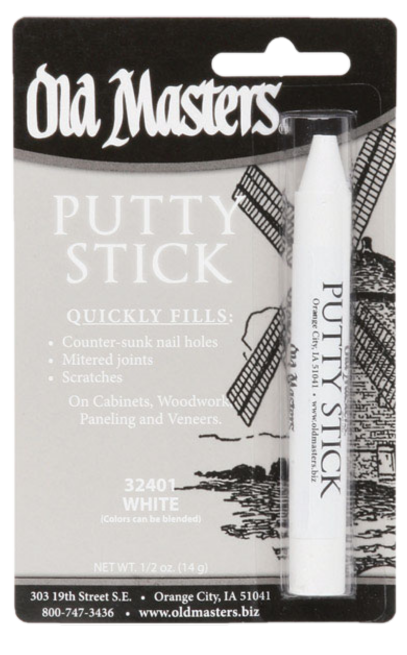OLD MASTERS PUTTY STICK WHITE