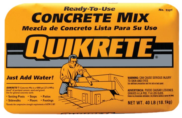 CONCRETE MIX 40# QUIKRETE