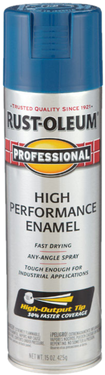 RUST-OLEUM CORPORATION PRO GLOSS ROYAL BLUE ENAMEL SPRAY PAINT