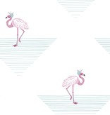 Wallquest Dancing Flamingo