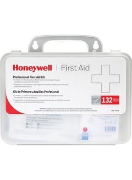 Honeywell Safety RWS-50006 Professional ANSI First Aid Kit Plastic Case 132 Pieces