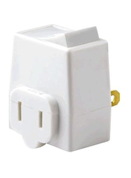 LEVITON PLUG-IN TAP SWITCH WH