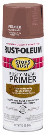 RUST-OLEUM STOPS RUST RUSTY METAL PRIMER 12 OZ - Cappys Paint and