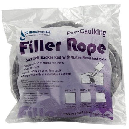 SASHCO GRAY PRE-CAULKING FILLER ROPE 1-1/8'' X 20