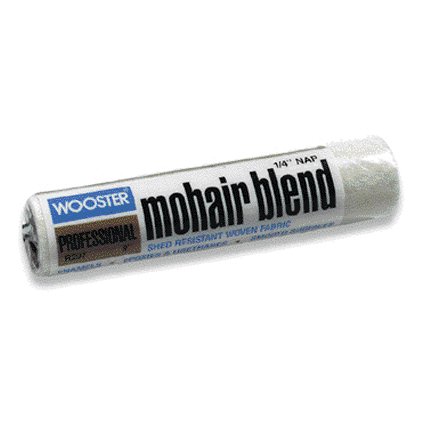 WOOSTER BRUSH COMPANY 9'' MOHAIR BLEND ROLLER COVER 1/4'' NAP - ENAMELS, EPOXIES, URETHANES