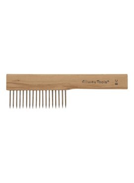 ALLWAY TOOLS Allway BC Brush Comb Hardwood Handle