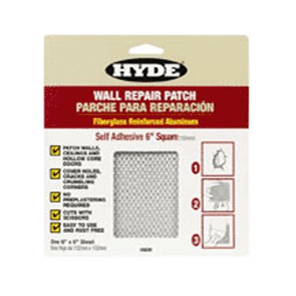 HYDE TOOLS HYDE 09899 6'' X 6'' S/A ALUMINUM WALL PATCH - EACH