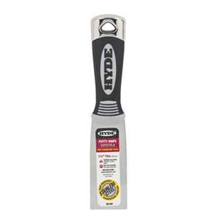 HYDE TOOLS HYDE  1-1/2'' PRO STAINLESS HAMMER HEAD FLEXIBLE PUTTY KNIFE