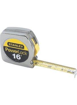 STANLEY TOOLS COMPANY 3/4''X16' YELLOW POWERLOCK TAPE RULE