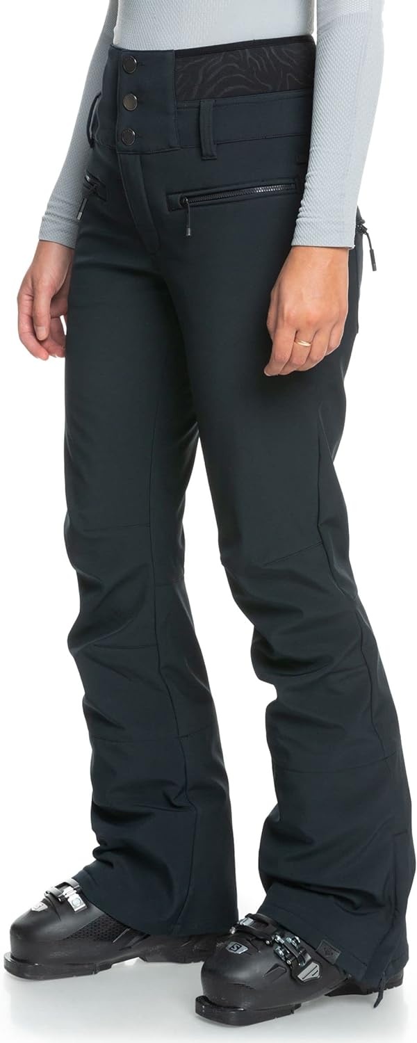 Roxy Rising High 15K Black Snow Pants