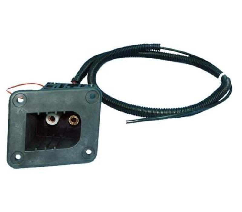 36V CHARGER RECEPTACLE W/ HARNESS, D PLUG
