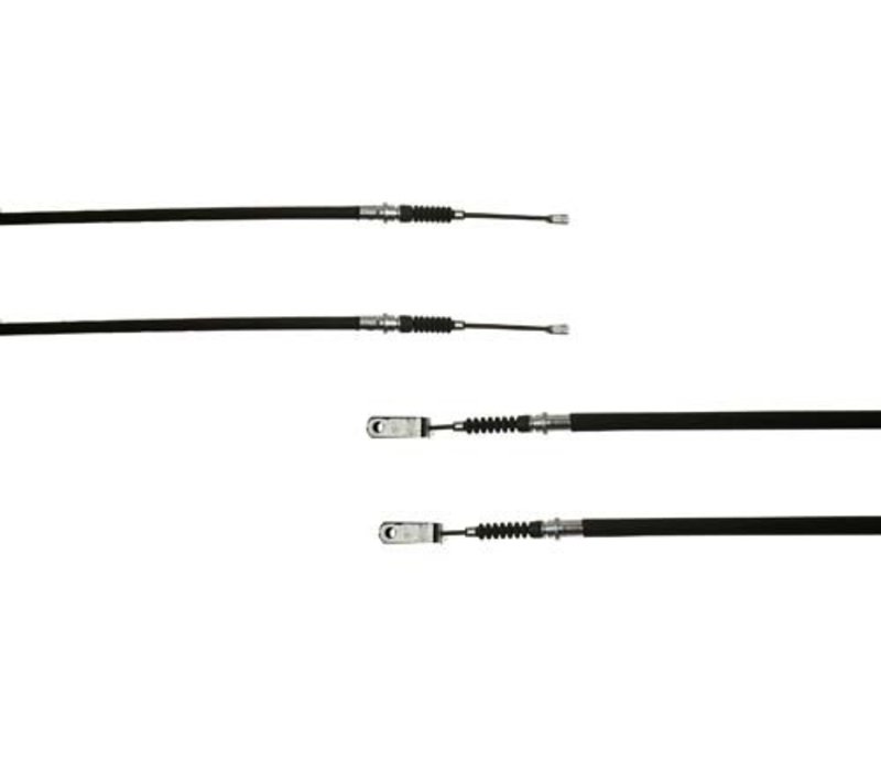 03-UP CLUB CAR TRANS 4 & 6 REAR BRAKE CABLE KIT