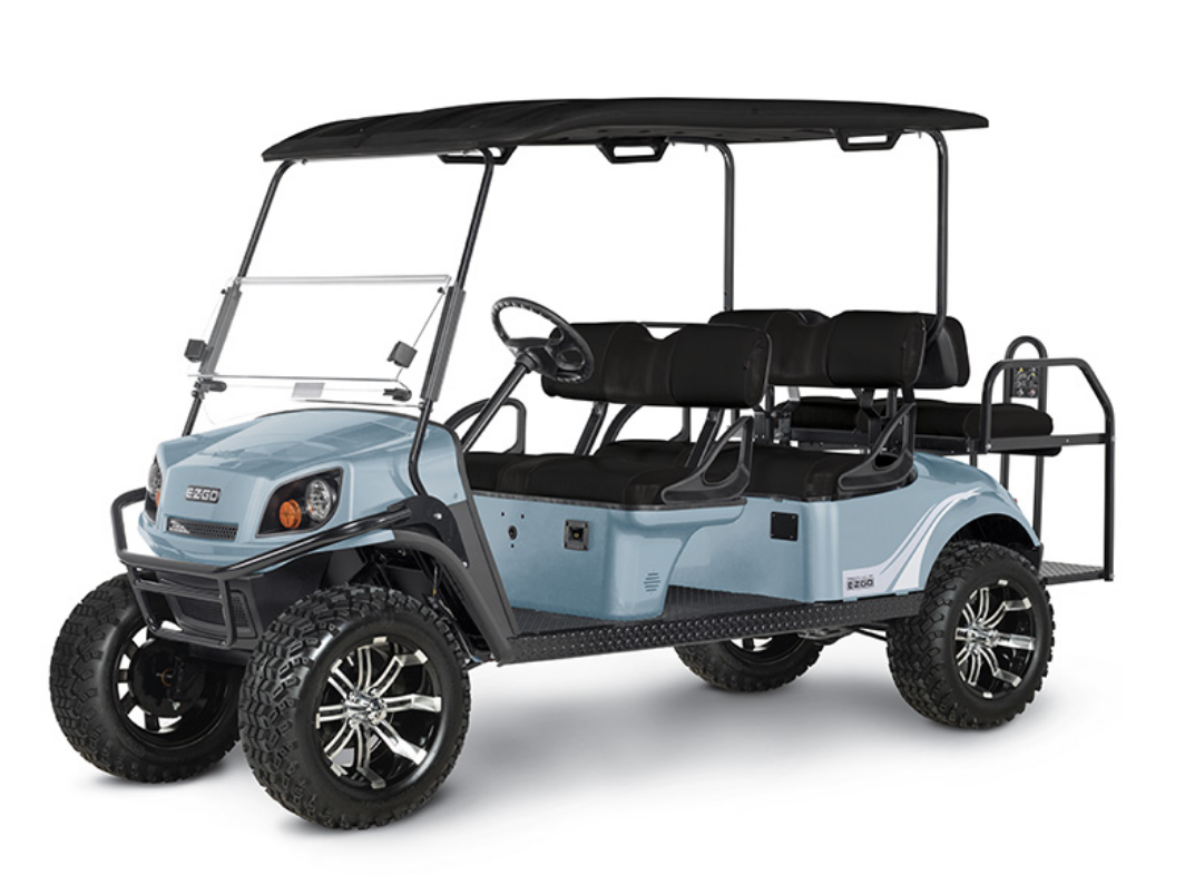 Street Legal EZGO Golf Carts. Gas and Electric powered. Dixielectricar
