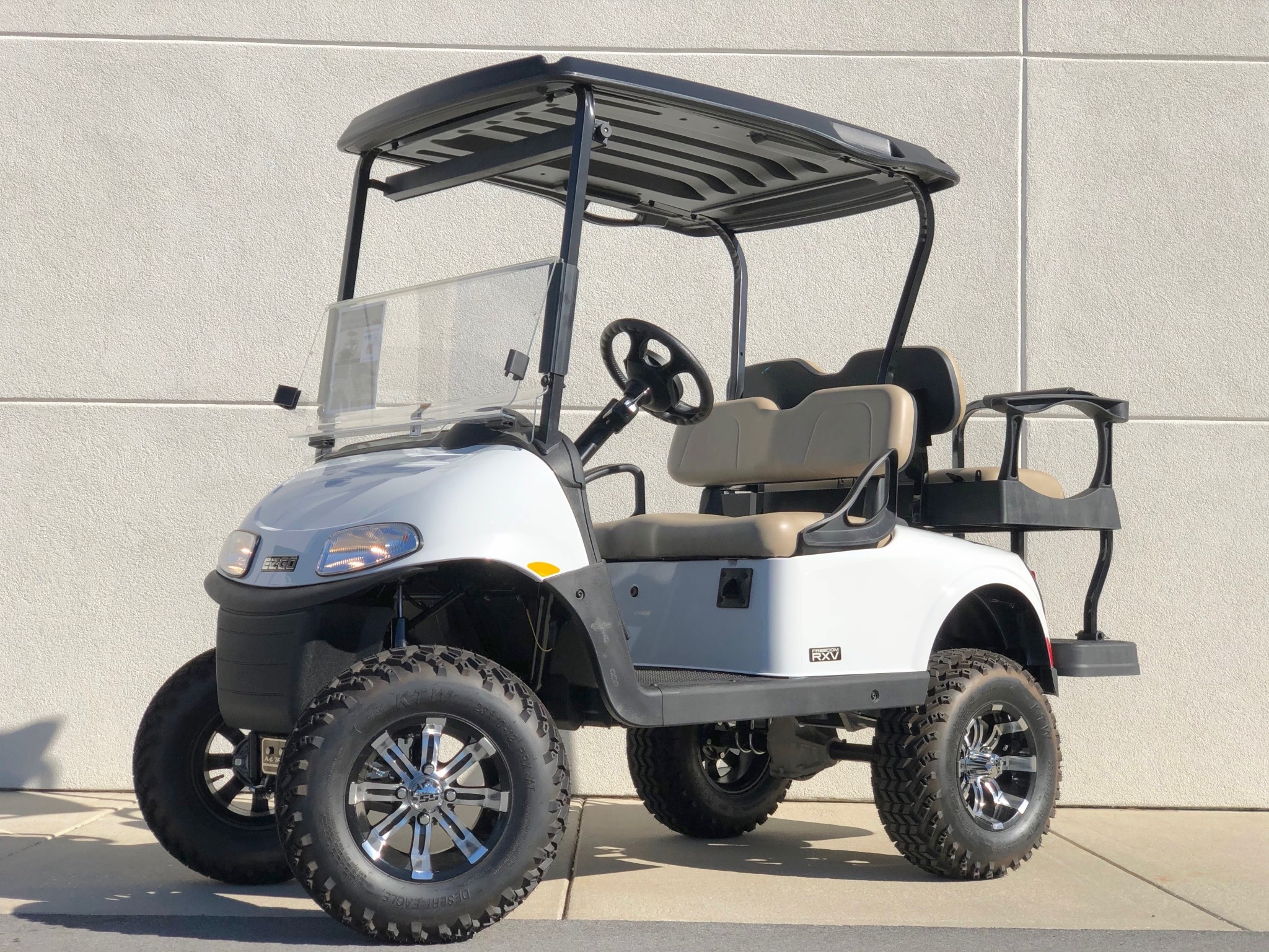 Street Legal EZGO Golf Carts. Gas and Electric powered. Dixielectricar
