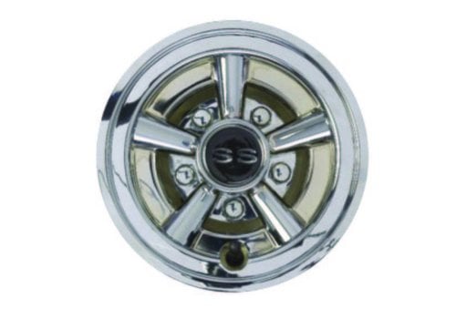 E-Z-GO 8 CHROME SS WHEEL COVER