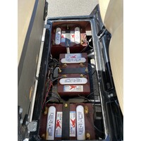 2001 CLUB CAR DS-E HUMMER BODY  (BLACK)