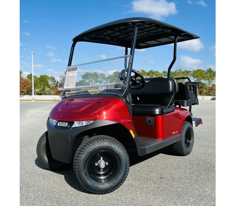 2024 E-Z-GO VALOR 4-E (INFERNO RED)