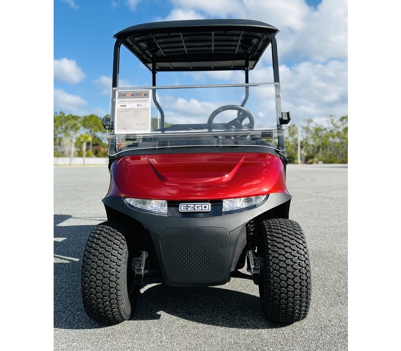 2024 E-Z-GO VALOR 4-E (INFERNO RED)