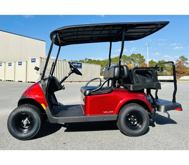 2024 E-Z-GO VALOR 4-E (INFERNO RED)