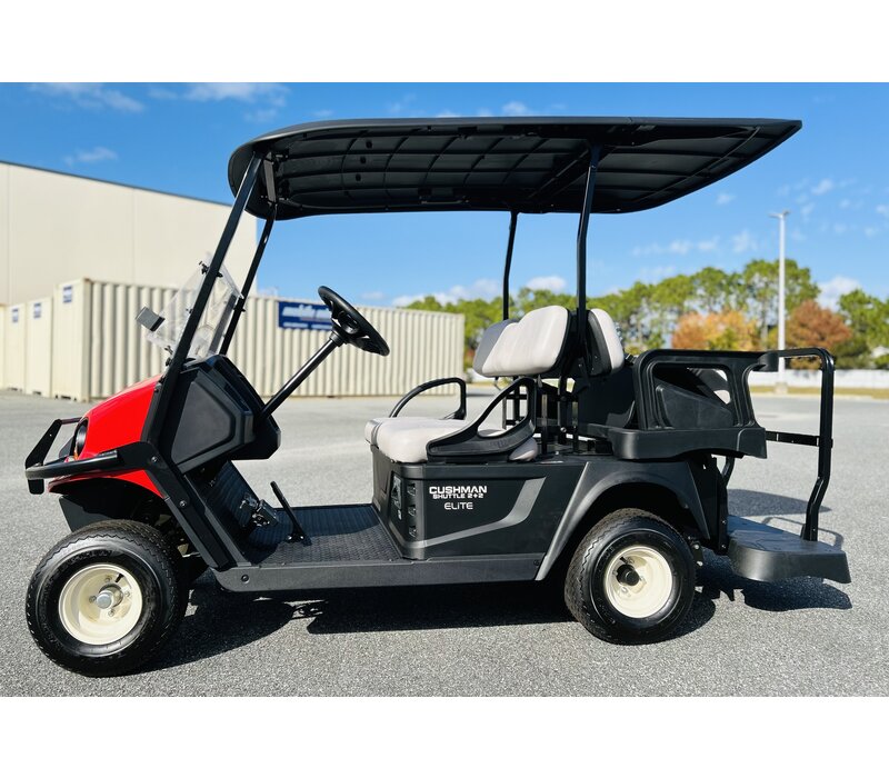 2024 CUSHMAN SHUTTLE 2+2 ELiTE 2.2 (FLAME RED)