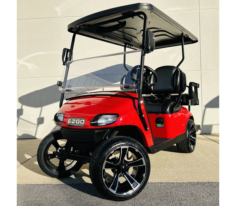 2022 E-Z-GO VALOR BOLT LITHIUM (FLAME RED) DEALER CERTIFIED