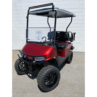 2008 E-Z-GO RXV 48V Refurbished 5" Lift Trojan Lithium Ion One Pack 105AH (Inferno Red)
