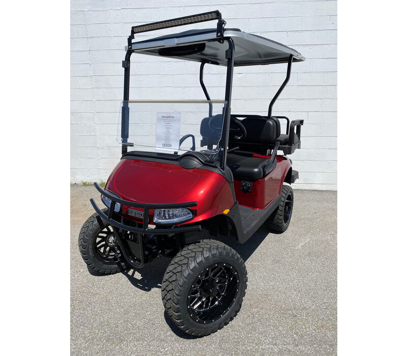 2008 E-Z-GO RXV 48V Refurbished 5" Lift Trojan Lithium Ion One Pack 105AH (Inferno Red)