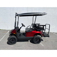 2008 E-Z-GO RXV 48V Refurbished 5" Lift Trojan Lithium Ion One Pack 105AH (Inferno Red)