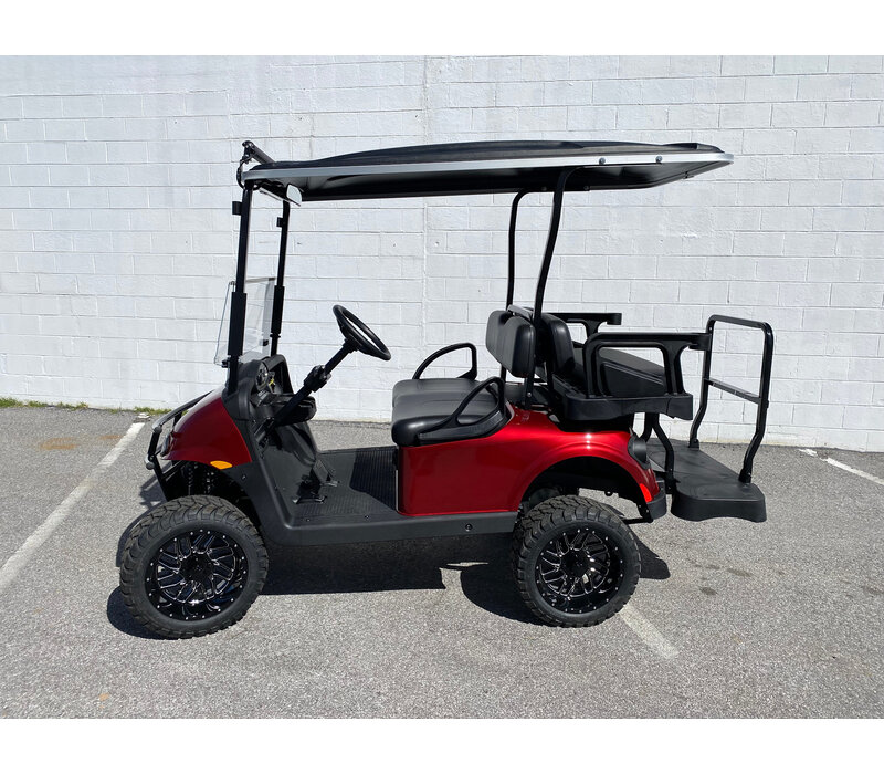 2008 E-Z-GO RXV 48V Refurbished 5" Lift Trojan Lithium Ion One Pack 105AH (Inferno Red)