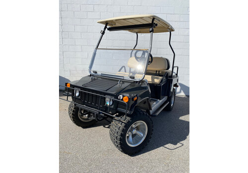 2001 CLUB CAR DS-E HUMMER BODY  (BLACK)