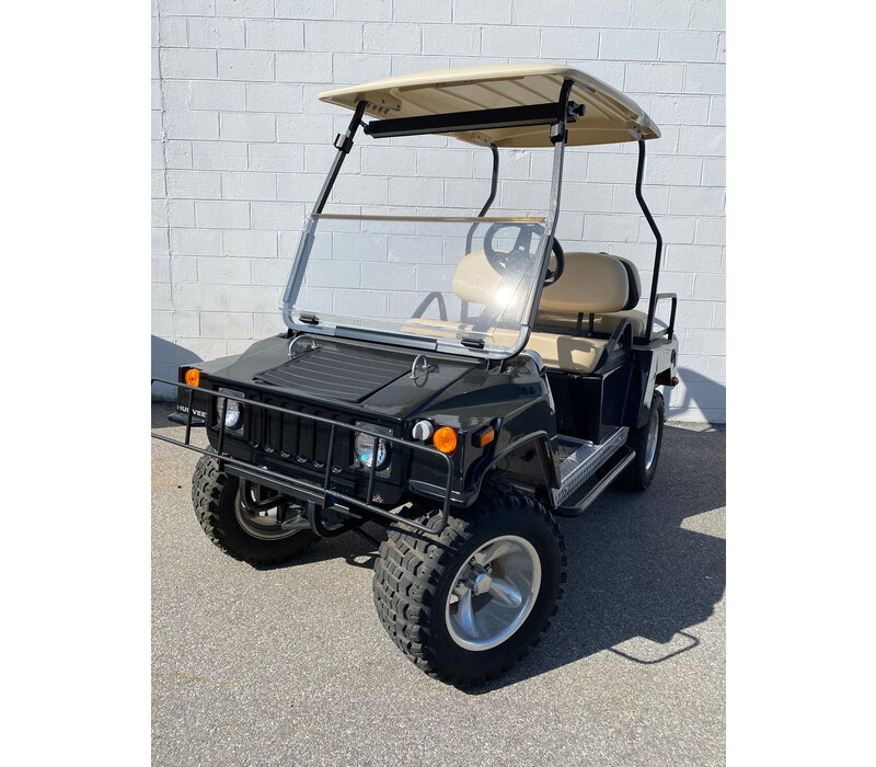 2001 CLUB CAR DS-E HUMMER BODY  (BLACK)
