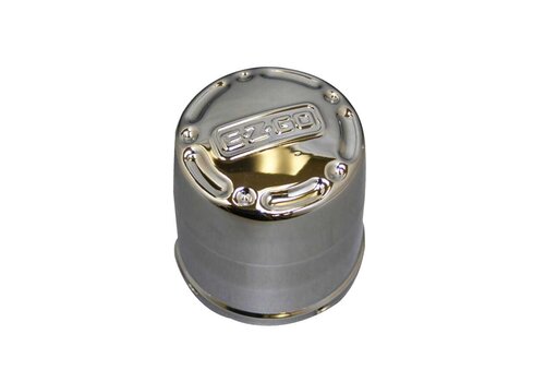 E-Z-GO CHROME WHEEL CAP FOR DIAMOND WHEELS