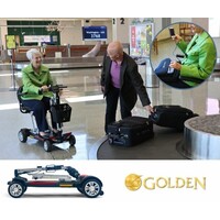 Buzzaround Carry On Scooter Red / Blue