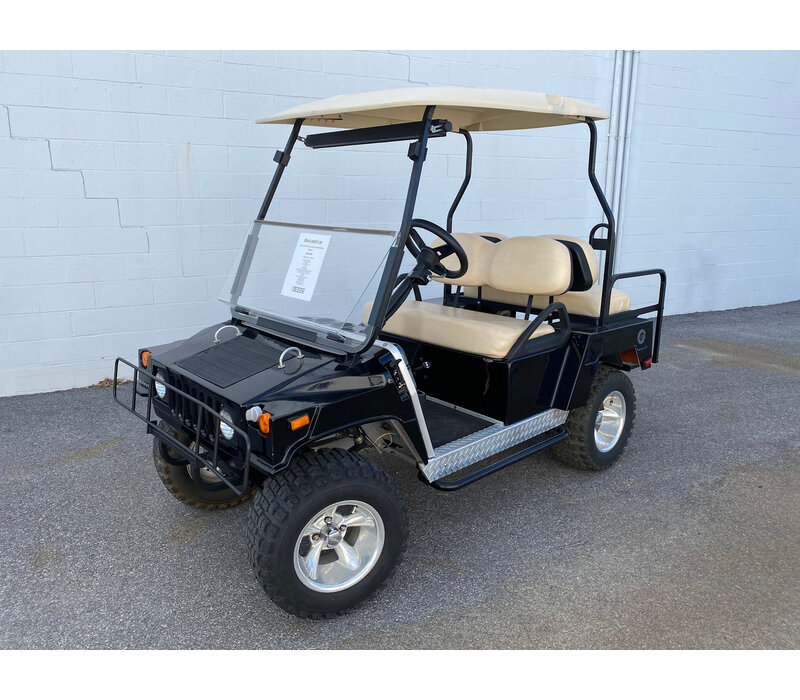 2001 CLUB CAR DS-E HUMMER BODY  (BLACK)