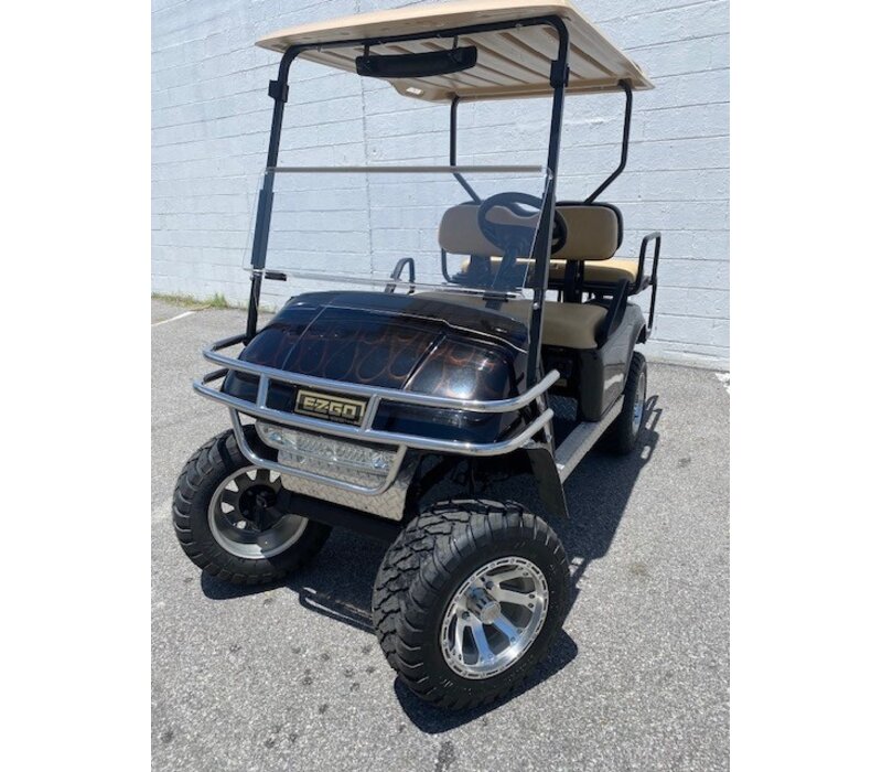 2005 E-Z-GO TXT PDS (Black Ghost Flame)