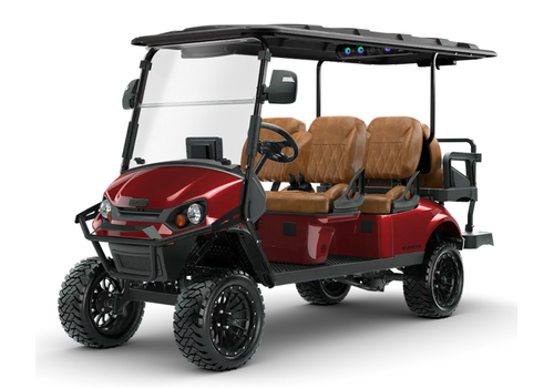 2026 E-Z-GO EXPRESS 6 ELiTE 4.2 SUMMIT XTL (INFERNO RED)